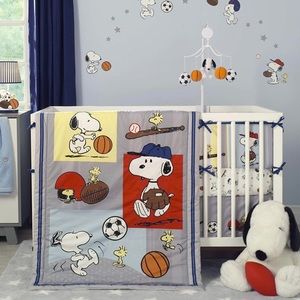 Snoopy sports bedding set 3 piece